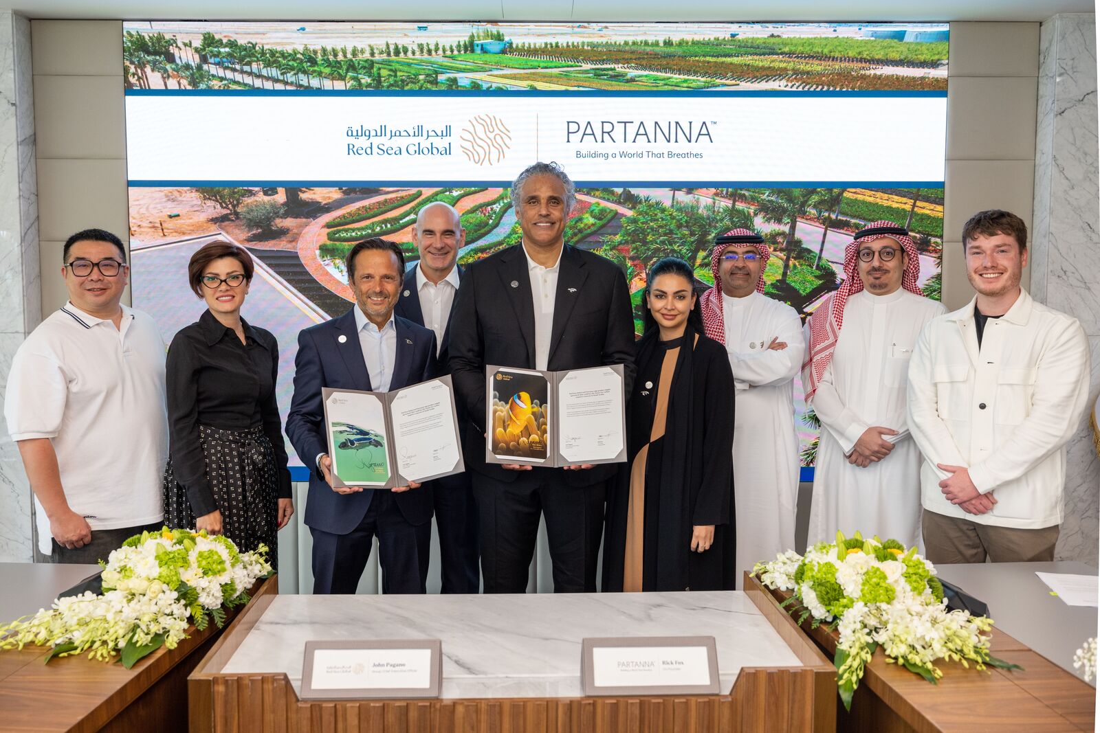 Red Sea Global and Partanna sign product supply agreement that could lay the future for carbon negative concrete in Saudi Arabia